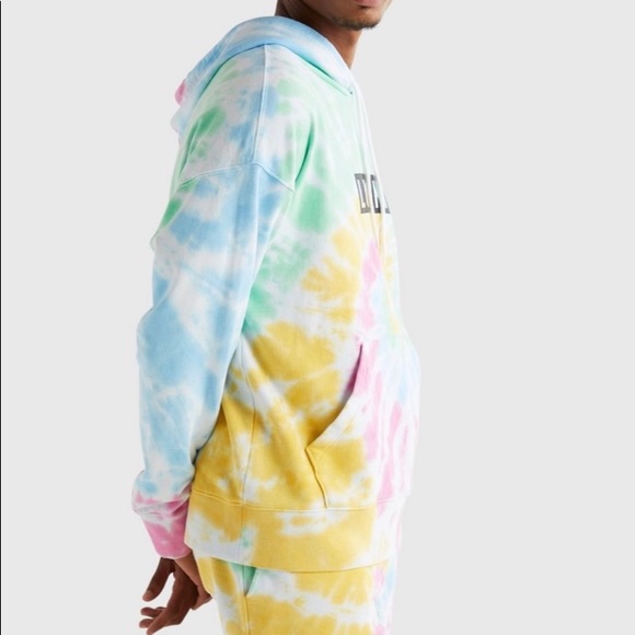 Lucky Brand Unisex Tie Dye Hoodie - Picture 3 of 4